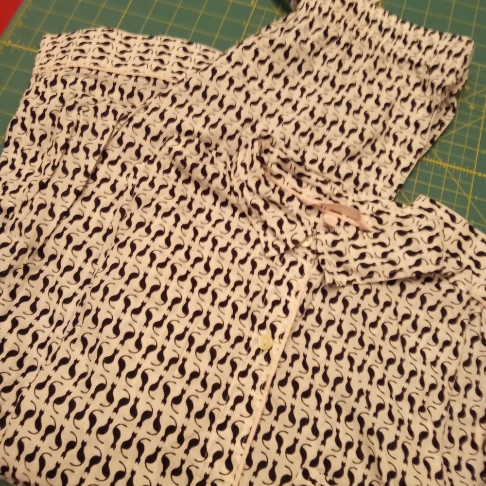 Victoria Secret cat black white boxer pajamas